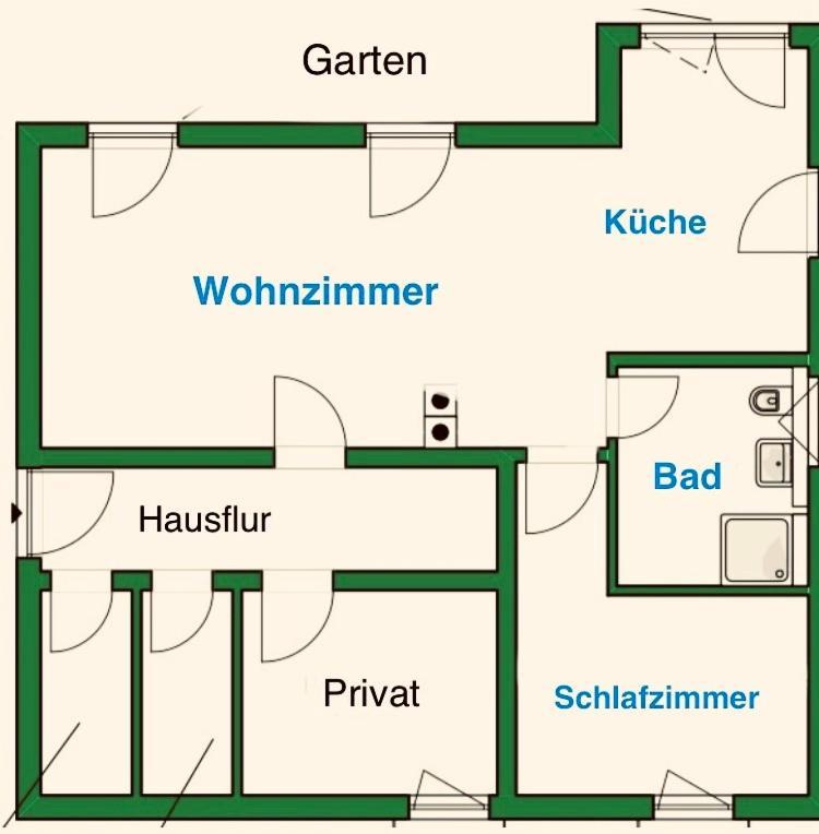 Ferienwohnung Green Garden برلين المظهر الخارجي الصورة